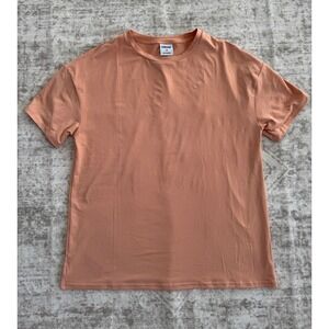 Gymshark Alive Graphic T-Shirt Peach Orange Womens Medium Short Sleeve Tee